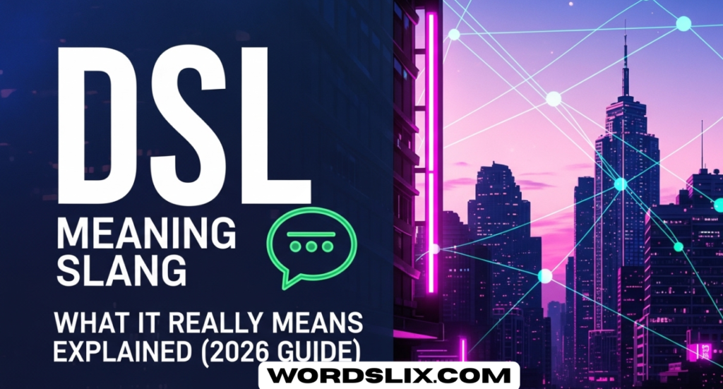 DSL Meaning Slang: What It Really Means Explained (2026 Guide)