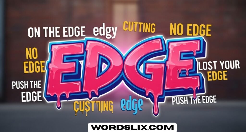 Edge Meaning Slang: What “Edge” Really Means Today