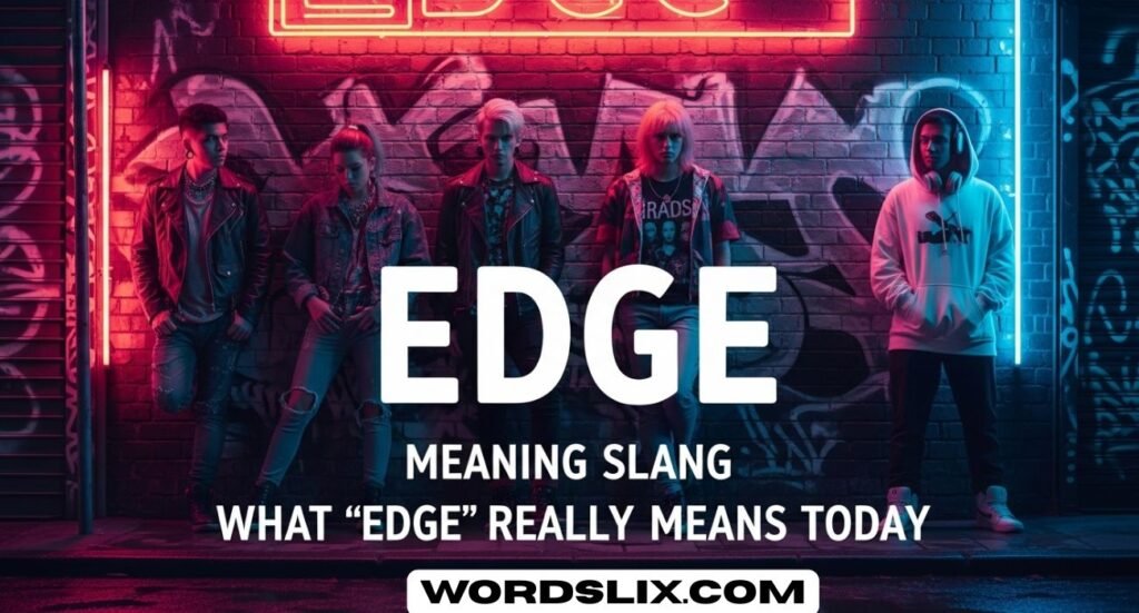 Edge Meaning Slang: What “Edge” Really Means Today