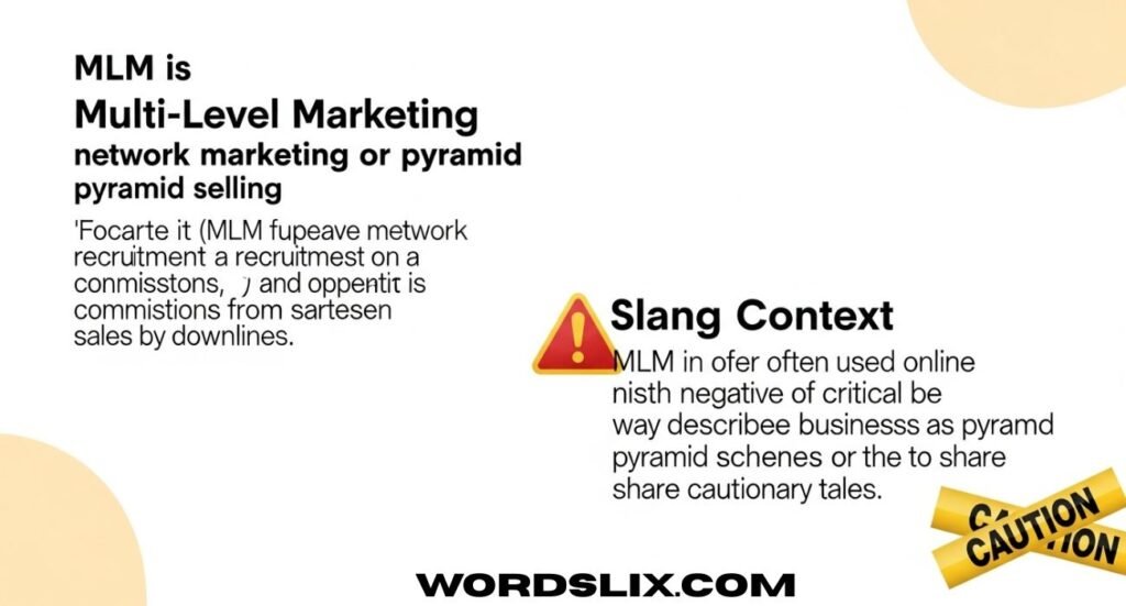 MLM Meaning Slang: Understanding What It Really Means Online