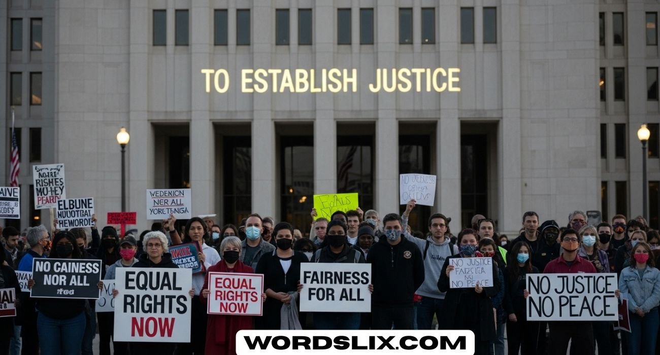 Phrase to Establish Justice in Modern America