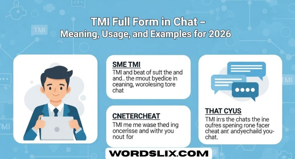 TMI Full Form in Chat – Meaning, Usage, and Examples for 2026