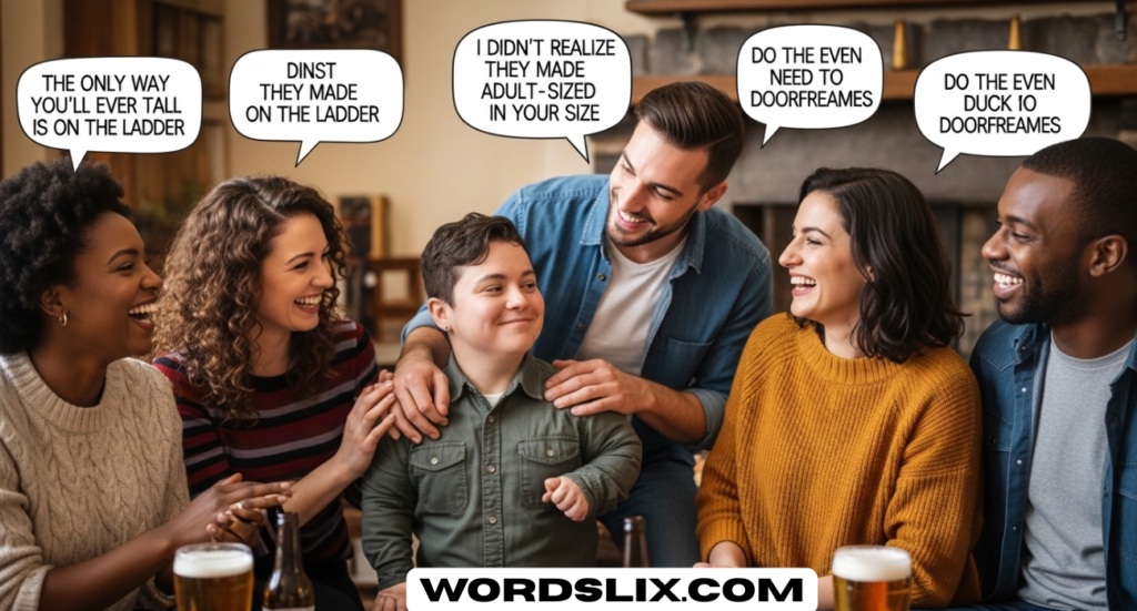 30+ Funniest Roasts to Say to Short People