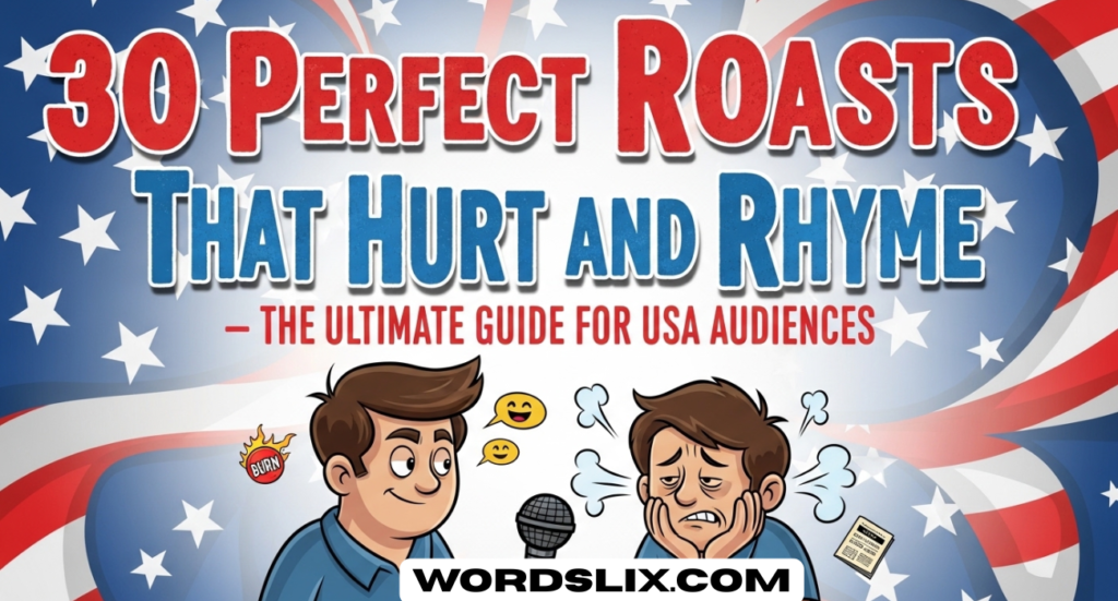 30 Perfect Roasts That Hurt and Rhyme – The Ultimate Guide for USA Audiences