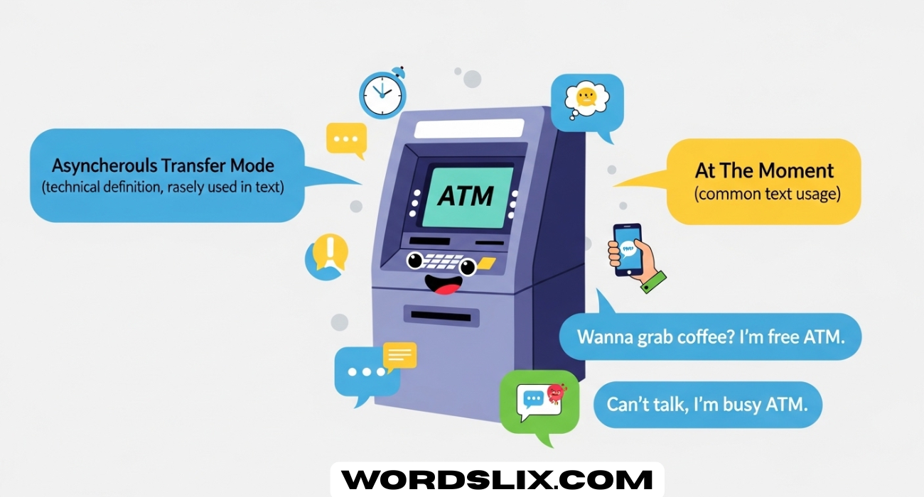 ATM Meaning in Text – What It Really Means and How to Use It