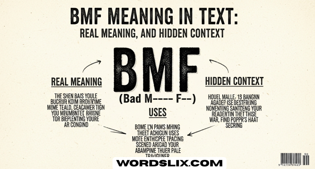 BMF Meaning in Text: Real Meaning, Uses, and Hidden Context