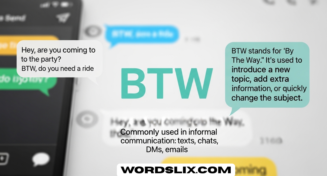 BTW Meaning — What “BTW” Really Means in Texts, Chats, and DMs