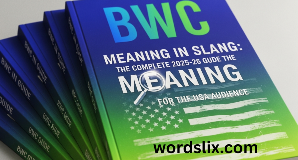 BWC Meaning in Slang: The Complete 2025-26 Guide for the USA Audience