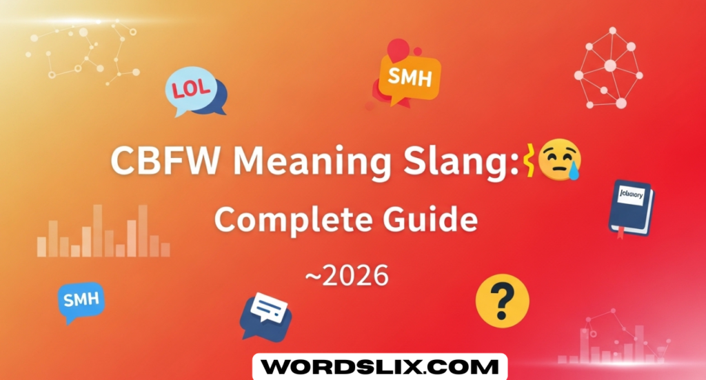 CBFW Meaning Slang: Complete Guide 😍🔥2026