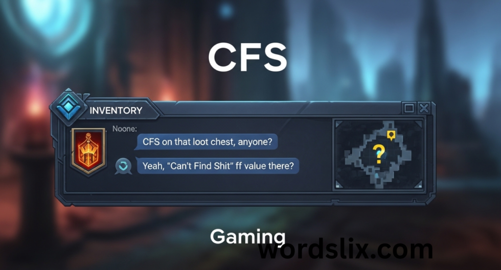 CFS Meaning Slang – What It Really Stands For in Texts, Gaming, and Professional Chats