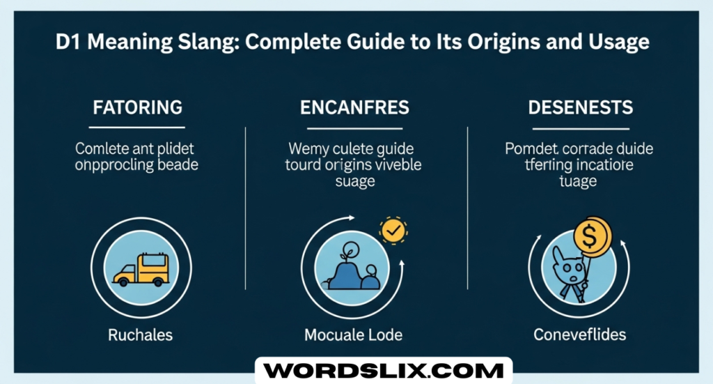 D1 Meaning Slang: Complete Guide to Its Origins and Usage