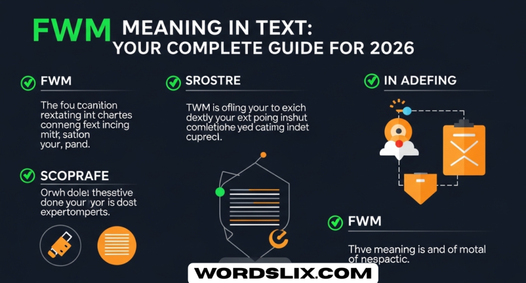 FWM Meaning in Text: Your Complete Guide for 2026