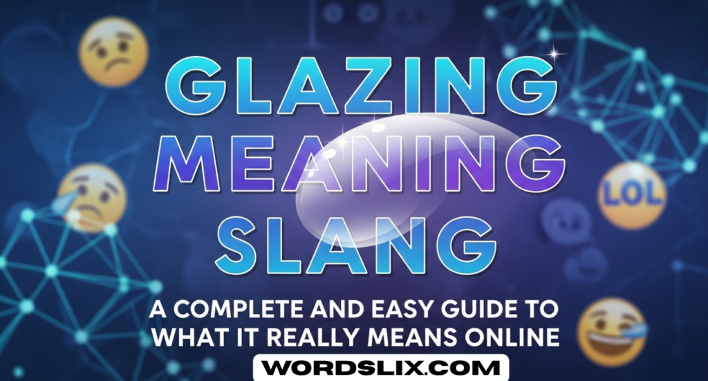 Glazing Meaning Slang: A Complete and Easy Guide to What It Really Means Online
