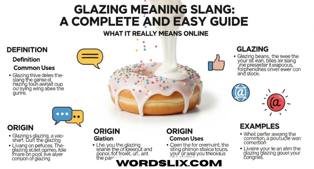 Glazing Meaning Slang: A Complete and Easy Guide to What It Really Means Online