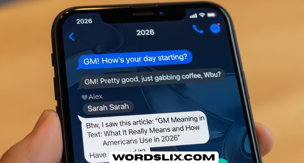GM Meaning in Text: What It Really Means and How Americans Use It in 2026