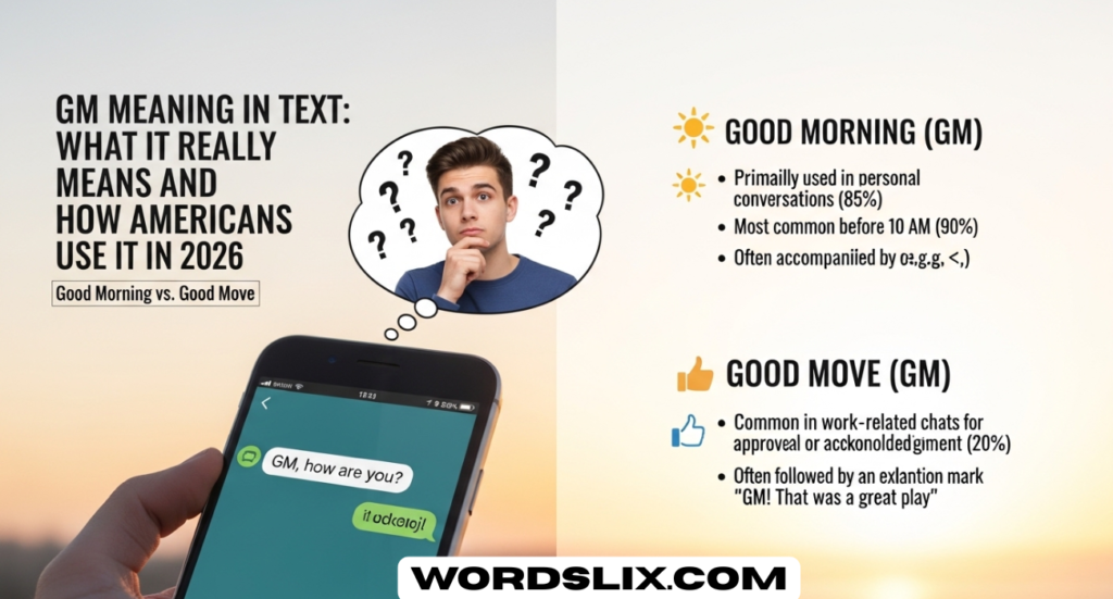GM Meaning in Text: What It Really Means and How Americans Use It in 2026