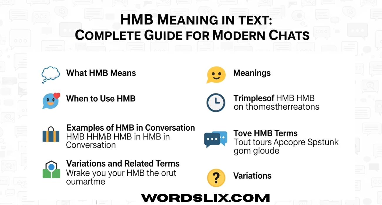 HMB Meaning in Text: Complete Guide for Modern Chats