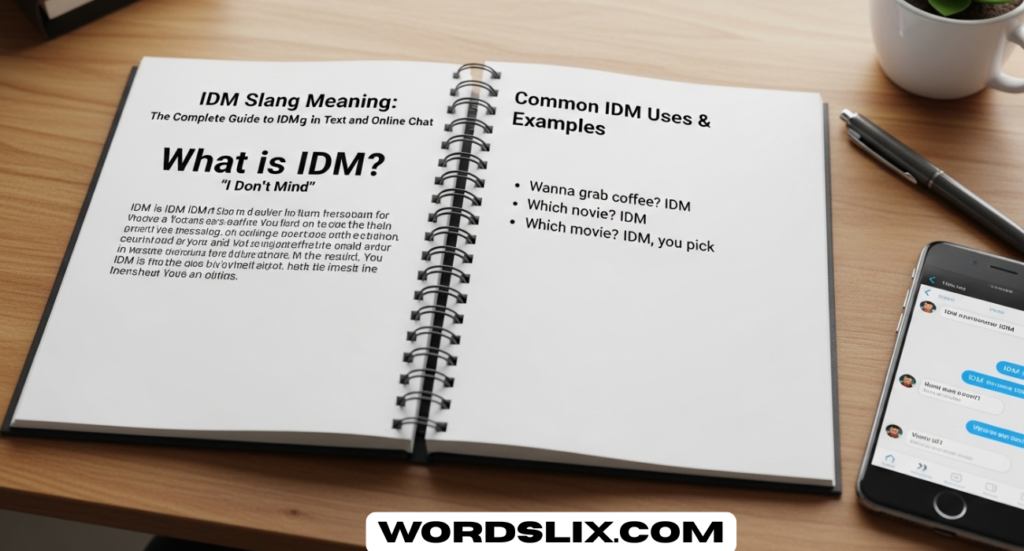 IDM Slang Meaning: The Complete Guide to IDM Meaning in Text and Online Chat