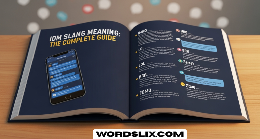 IDM Slang Meaning: The Complete Guide to IDM Meaning in Text and Online Chat