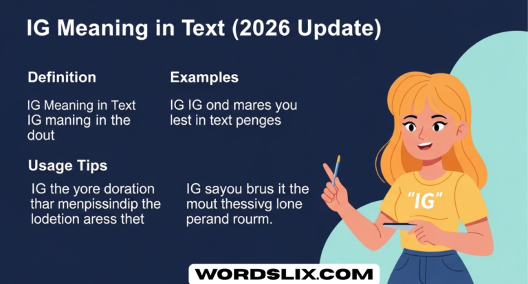 IG Meaning in Text (2026 Update): Definition, Examples, and Usage Tips