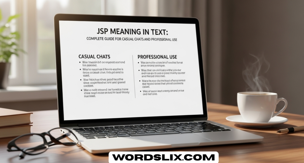 JSP Meaning in Text: Complete Guide for Casual Chats and Professional Use
