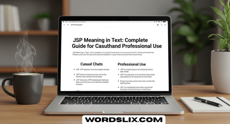 JSP Meaning in Text: Complete Guide for Casual Chats and Professional Use