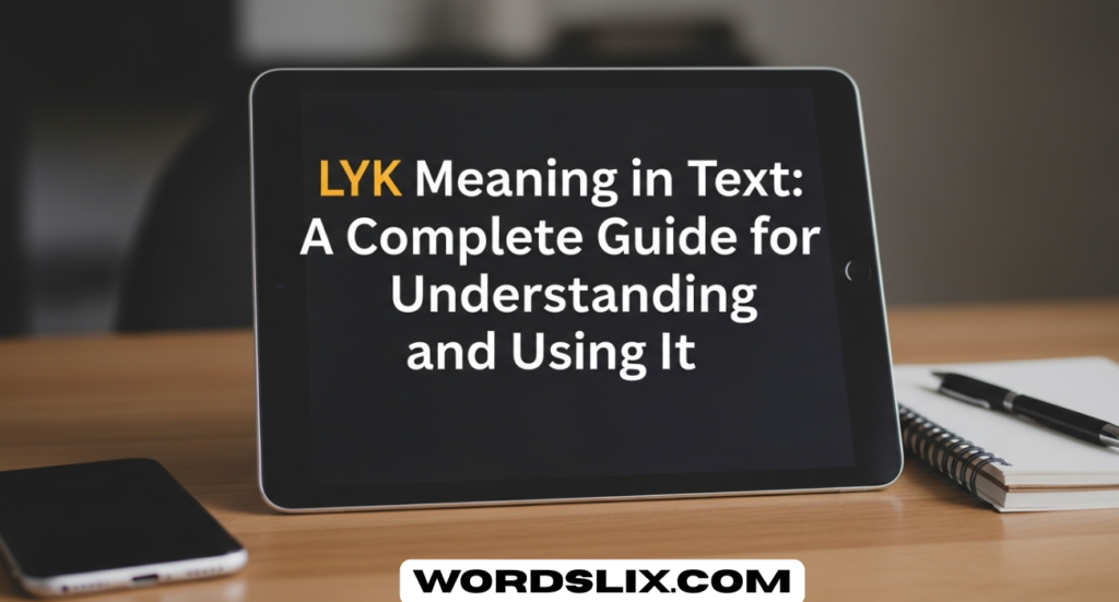 LYK Meaning in Text: A Complete Guide for Understanding and Using It