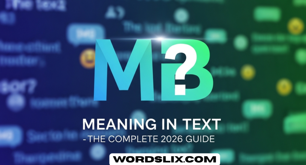 MB Meaning in Text — The Complete 2026 Guide