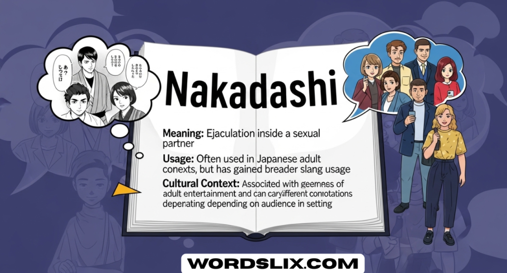 Nakadashi Meaning Slang: Understanding the Term, Usage, and Cultural Context