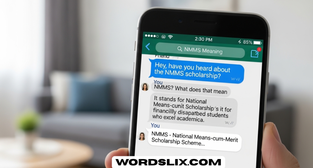 NMMS Meaning in Text: Understanding the Popular Acronym