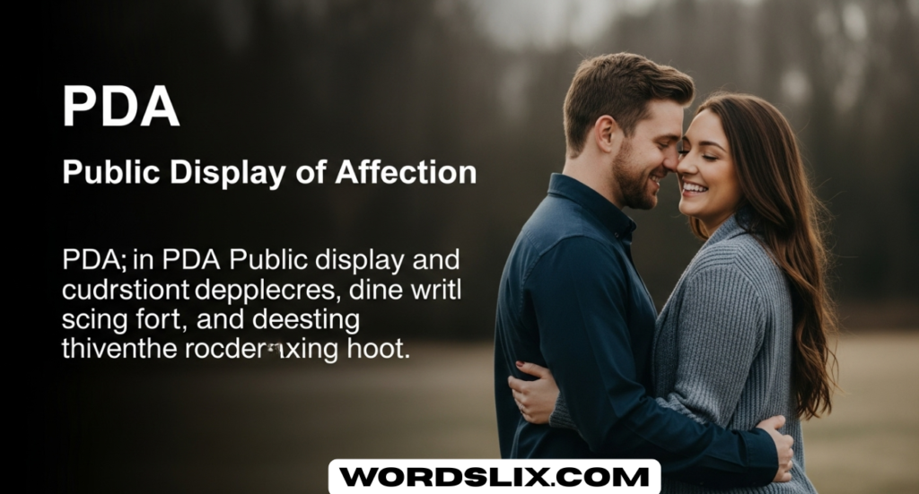PDA Full Form Slang: Meaning, Usage, Examples, and Modern Culture in the USA