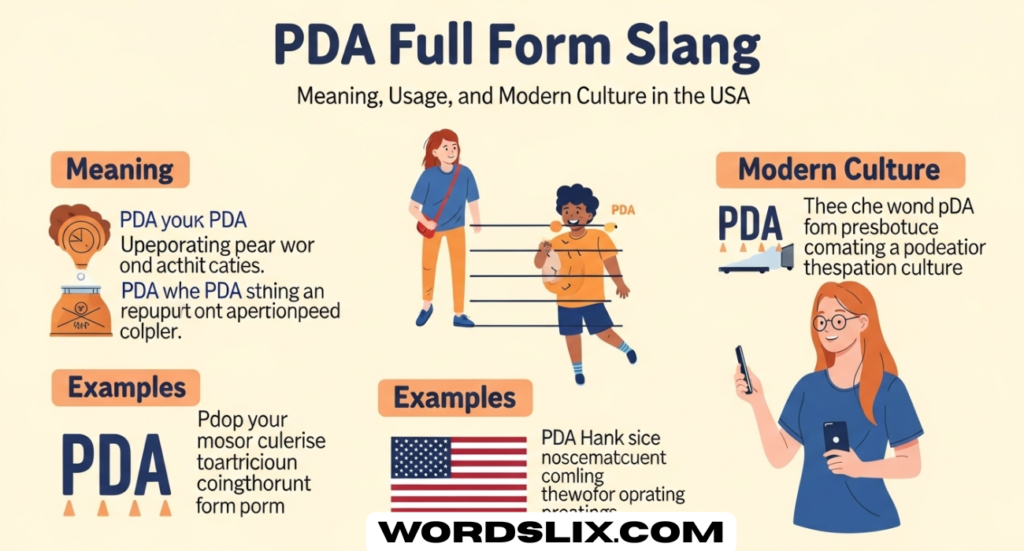 PDA Full Form Slang: Meaning, Usage, Examples, and Modern Culture in the USA