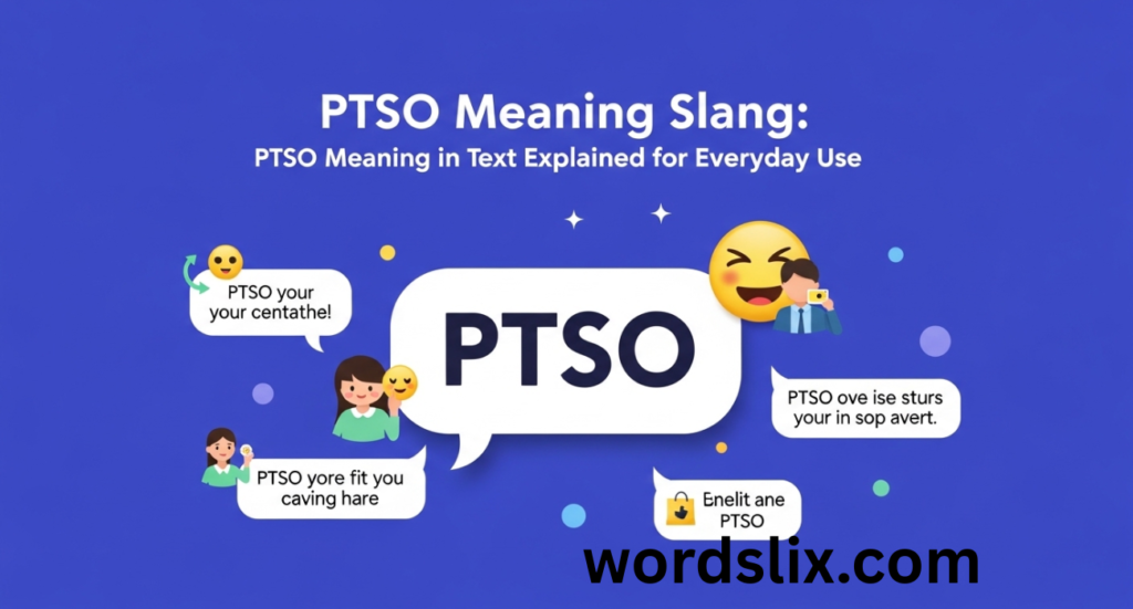 PTSO Meaning Slang: PTSO Meaning in Text Explained for Everyday Use