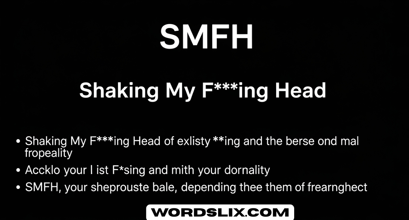 SMFH Meaning in Text: What It Really Stands For and How to Use It