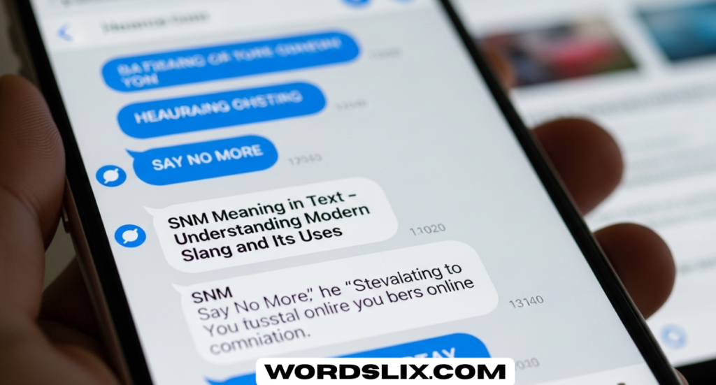 SNM Meaning in Text – Understanding Modern Slang and Its Uses