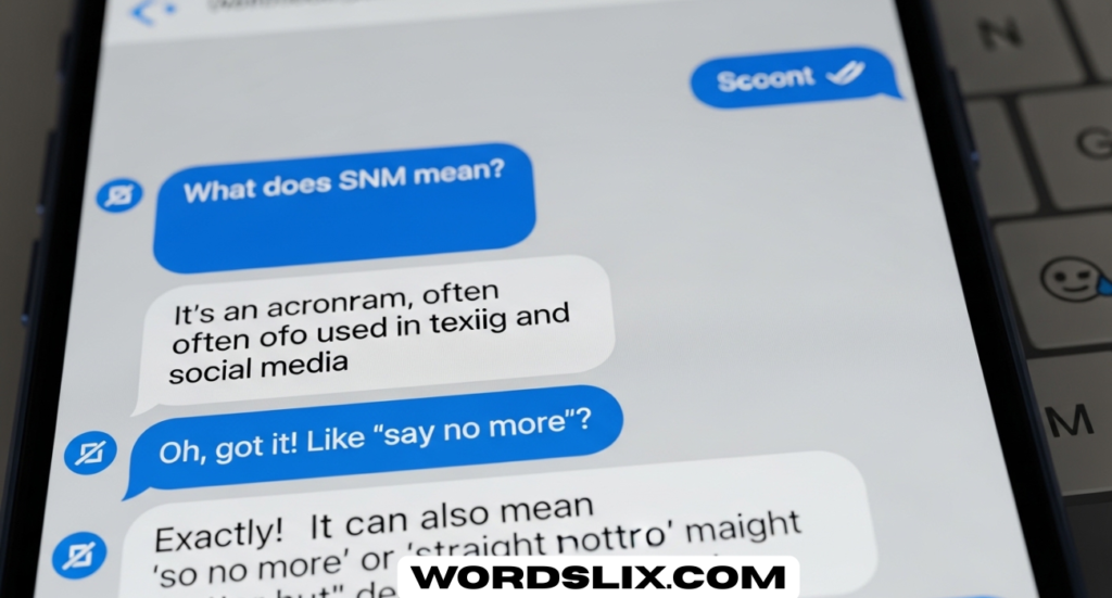 SNM Meaning in Text – Understanding Modern Slang and Its Uses