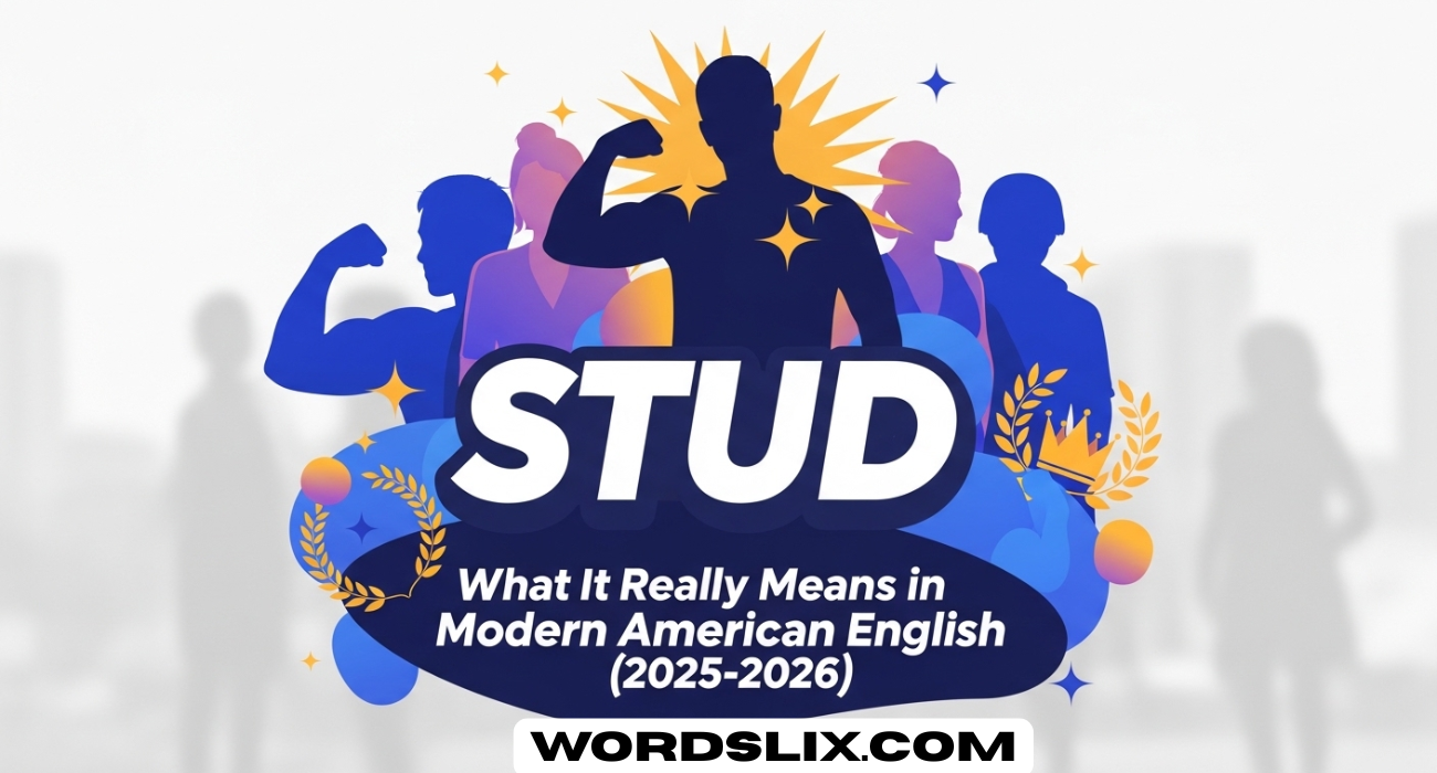 Stud Meaning Slang: What It Really Means in Modern American English (2025–2026)