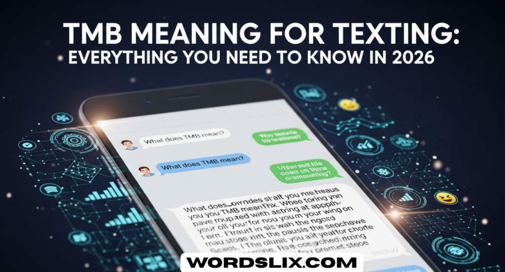 TMB Meaning for Texting: Everything You Need to Know in 2026