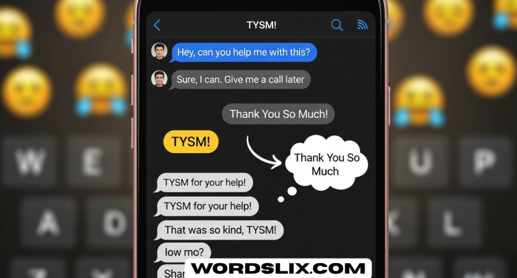 TYSM Meaning in Text: What It Really Means and How to Use It