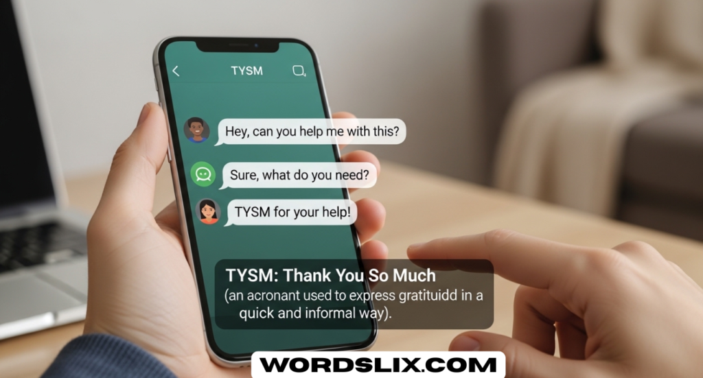 TYSM Meaning in Text: What It Really Means and How to Use It