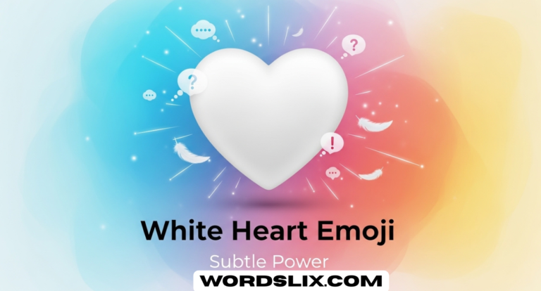 White Heart Emoji Meaning and When to Use: Understanding Its Subtle Power in Digital Communication