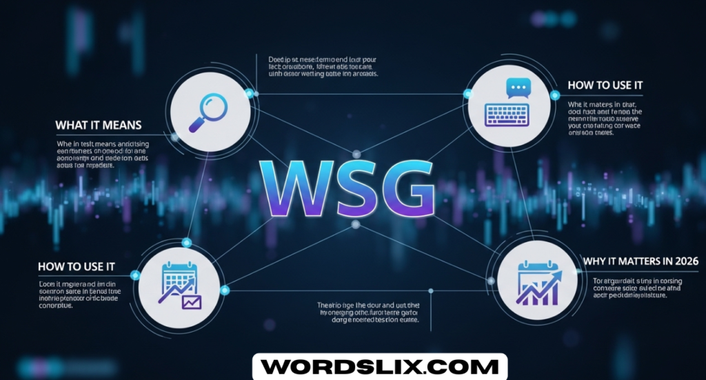 WSG Meaning in Text: What It Really Means, How to Use It, and Why It Matters in 2026