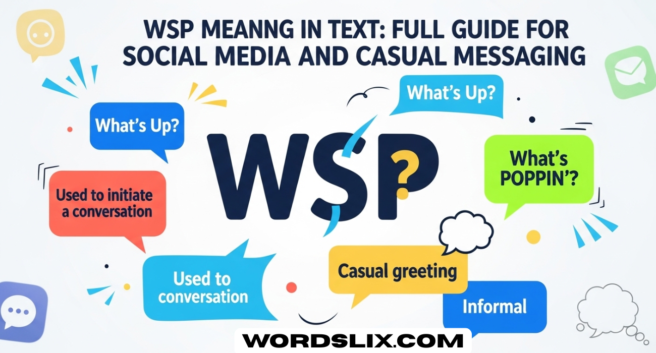 WSP Meaning in Text: Full Guide for Social Media and Casual Messaging