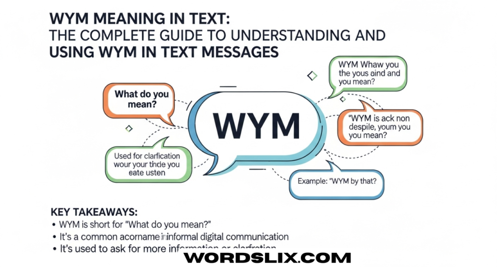 WYM Meaning in Text: The Complete Guide to Understanding and Using WYM in Text Messages