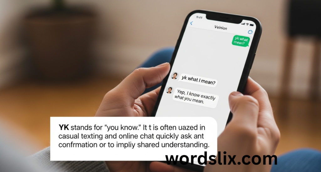 YK Meaning in Text: What YK Means and How to Use It in Texting and Online Chats